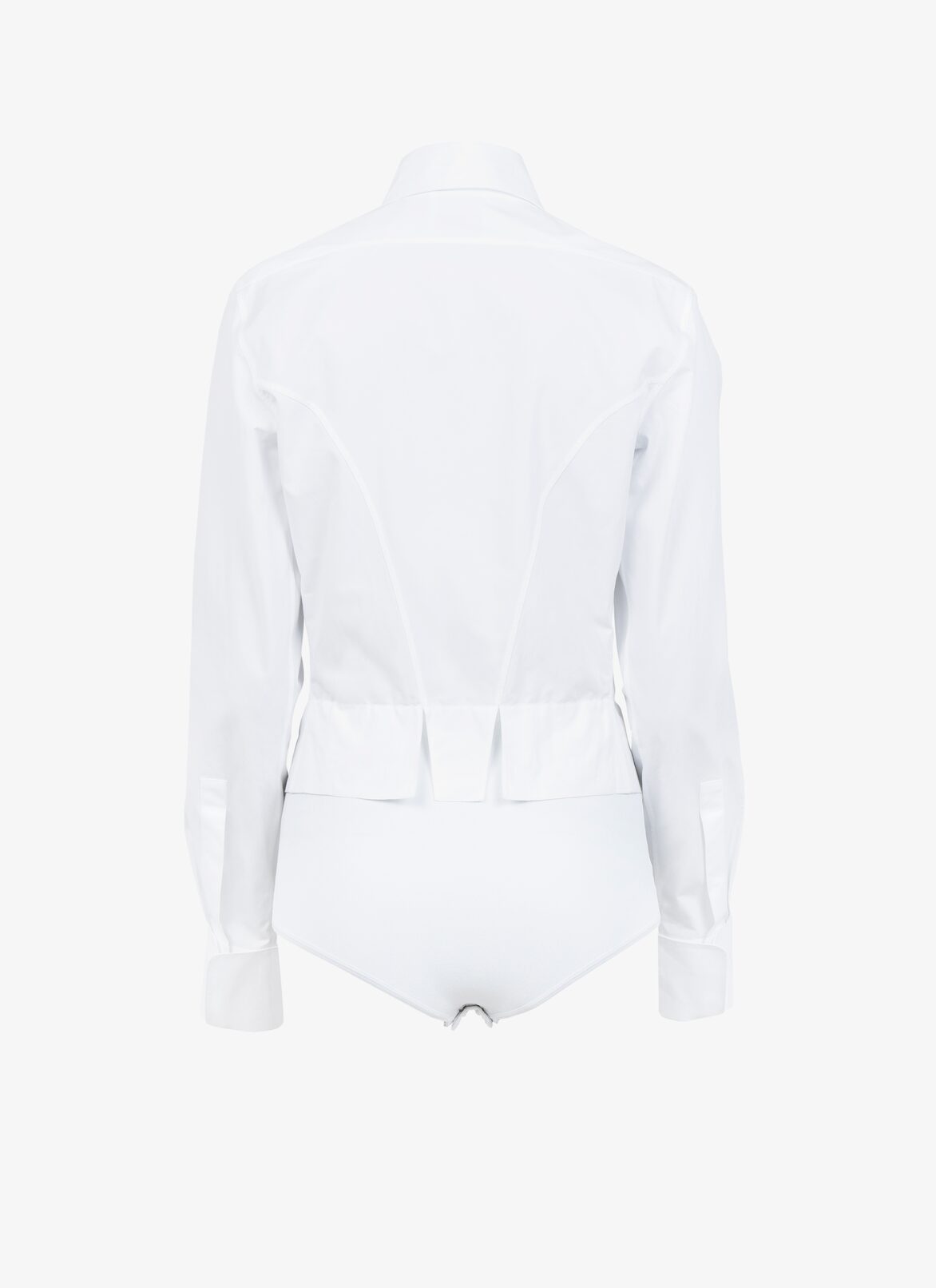 Alaïa Edition 2003 Bodysuit shirt in poplin ALAÏA WHITE ALAÏA EDITION 2003 BODYSUIT SHIRT IN POPLIN